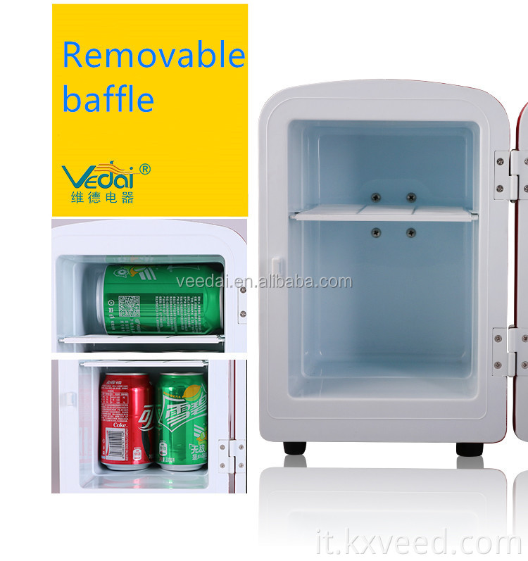 Ecc4 estate no freon mini frigorifero rosa